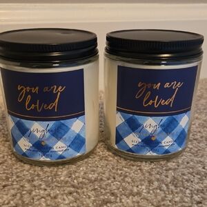 You Are Loved Gigham Scented Candles (2)